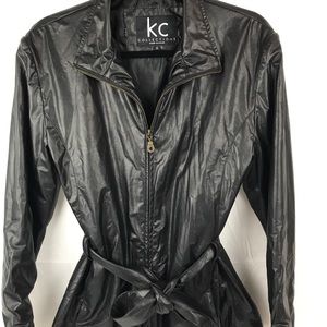 KC Collections Leather Jacket Size Small